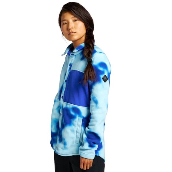 Burton Blue Tie-Dye Fleece Jacket - Picture 4 of 8